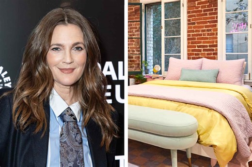 Drew Barrymore's Bedroom Is a Master Class in Effortless Chic Vibes