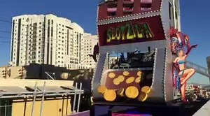 Let it out! We love that. | Slotzilla Zip Line Las Vegas