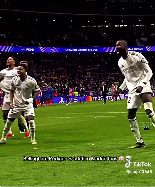 Rudiger and Bellingham vs Atletico Madrid Highlights