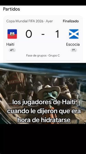 Escocia vencio a Haití en su debut en el mundial por 1a0 #escocia #haiti #futbol #futbol⚽️ #haitiantiktok