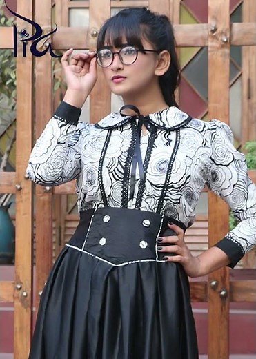 Unique Suspender Skirt Styling! | Pia Fashion Studio