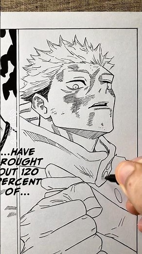 Drawing Yuji & Todo vs Mahito - Jujutsu Kaisen #shorts