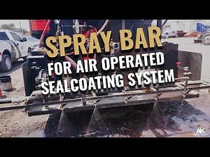 Air-Operated Sealcoating System Spray Bar | Asphalt Kingdom