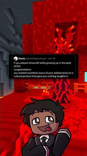 Playing Minecraft As A Child