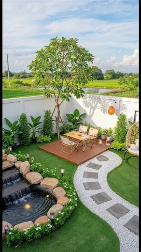 The Most Satisfying Backyard Renovation #diy #before&after #shorts