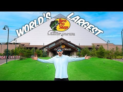 24 Hours at the World's Largest Bass Pro Shops (Massive Pyramid)