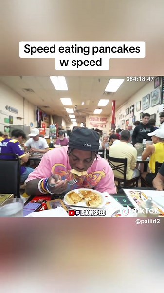 Speed Eating Pancakes Challenge: Watch the Fun