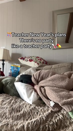 A teacher New Year’s Party is where the shots are DayQuil and the countdown is to bedtime. #fyp #teachersoftiktok #teacher #teacherlife #sick