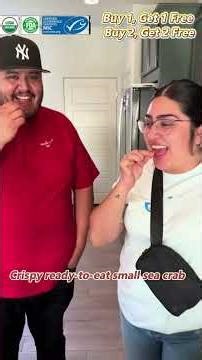 【Buy 1 Get 1 Free】Ready-to-Eat Crispy Small Crabs ❤ Non-Fried, Low-Calorie