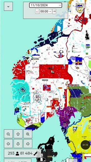Evolution of Norway on Pixelplanet #pixelplanet Part 2 (17.5.2026)