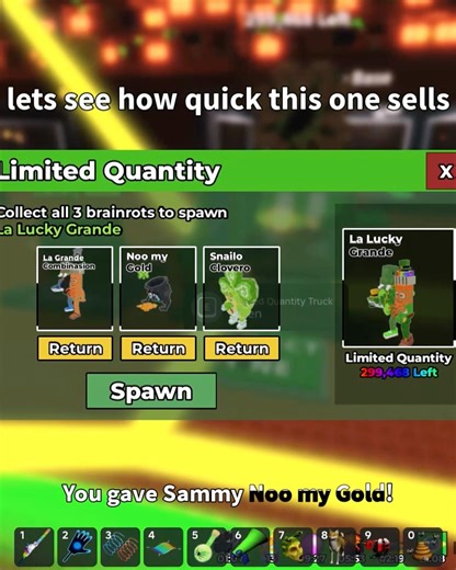 I GOT NEW LIMITED QUANTITY BRAINROT DURING TACO TUESDAY#roblox #stealabrainrot #event