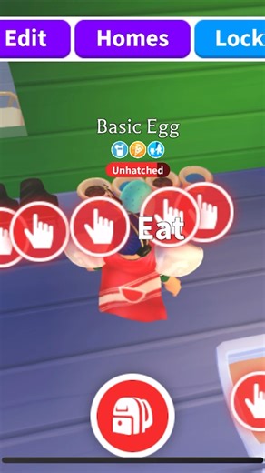 Opening one Basic egg in adopt me #adoptme #adoptmeroblox #robloxadoptme #roblox #games