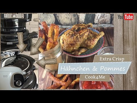 Extra Crisp attachment * crispy fries and juicy chicken from the KRUPS Cook4Me cookeo