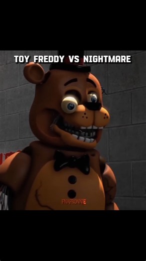 FNAF Toy Freddy vs Nightmare☠️ #fnaf #fivenightsatfreddys #nightmare