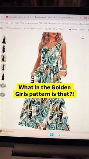 Dorothy, Rose, Blanche and Sophia would be so proud! 🌴 #goldengirls #amazonfind