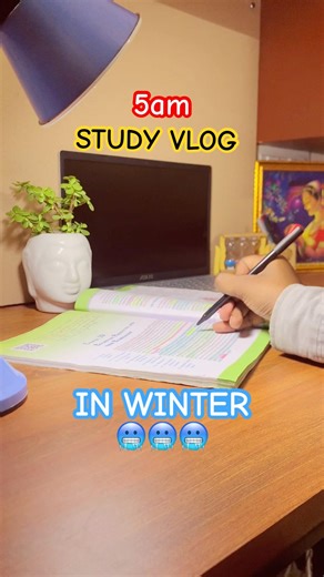 5am 🕔 STUDY VLOG 📚 MORNING STUDY ROUTINE #studyvlog #morningstudy #neet2026 #boardexam #5amstudy