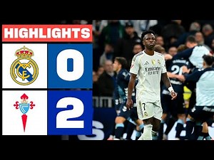 Real Madrid vs Celta Vigo 0-2 Highlights Goals | LaLiga 2025 | celta vigo real madrid