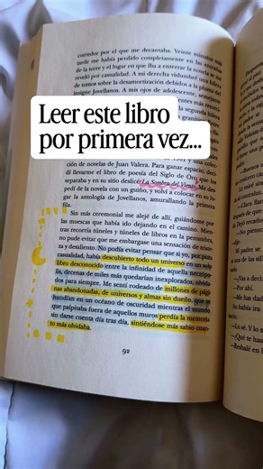Cita del libro “La sombra del viento” de Carlos Ruiz Zafón #booktube #booktok #libros #literatura