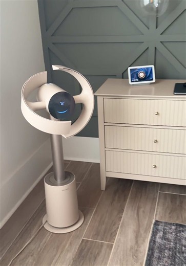 Quiet, Cold DreameHome Fan — Aesthetic Beige Remote-Controlled