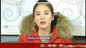 (Subtitled version) Kyo talking in english is the cutest thing ever🤗 Hye-kyo Song is the official goodwill ambassador for the YouTube Symphony Orchestra. Check out what she has to say! “video from 2009” #SongHyeKyo | Song Hye Kyo Forever
