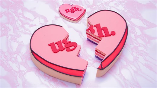 Giant Sugar Cookie CAKE - Valentine's Day Baking