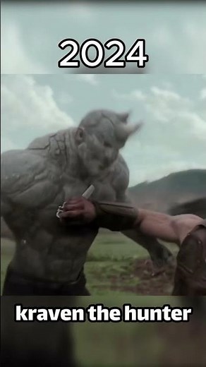 Evolution Of Rhino In Live Action & Animation (2008 - 2024) 🦏💥 #shorts #spiderman #rhino