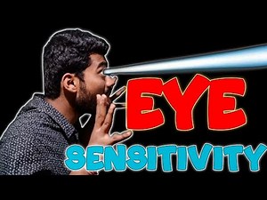 Sensitivity of human eye to various wavelengths of light