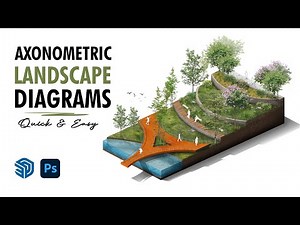 Axonometric Architecture Diagram Tutorial | QUICK & EASY | Beginner Level
