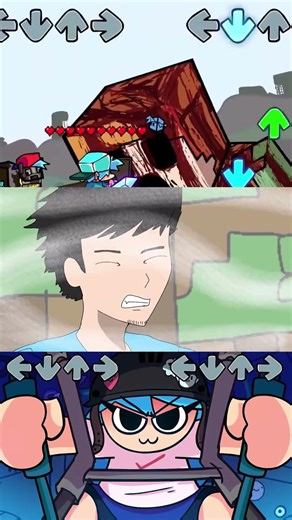 FNF Ruuunnn Sky Minecraft Herobrine REBORN - Friday Night Funkin #sky #minecraft #herobrine