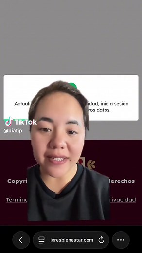 Tutorial de Actualización de Datos para Mujeres con Bienestar