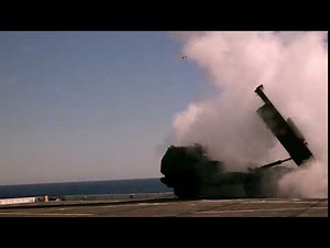 HIMARS is launched aboard USS Anchorage (LPD 23)