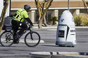 Say hello to M-Bot: Security robot roams M Resort parking lot