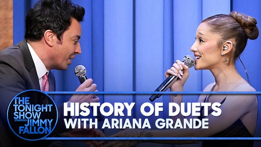 History of Duets w/ Ariana Grande 🎤🎤 | The Tonight Show Starring Jimmy Fallon
