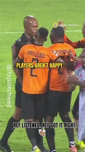 When last did you see a ref change his mind for the right reasons?