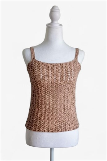 Iris Stitch Crochet Pattern – Summer Tank, PDF, S–5XL, US and UK Terms - Etsy UK