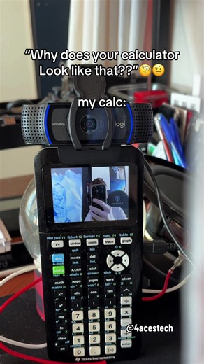 Webcam for those who can’t figure it out #viral #techtok #calculator #school #phones @champagnelance