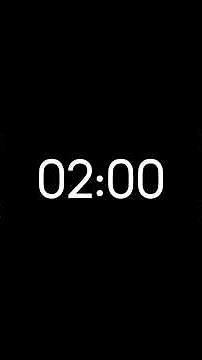 2 Minute Countdown Timer | 2분 카운트다운 타이머 | 2分钟倒计时计时器 | 2分カウントダウンタイマー