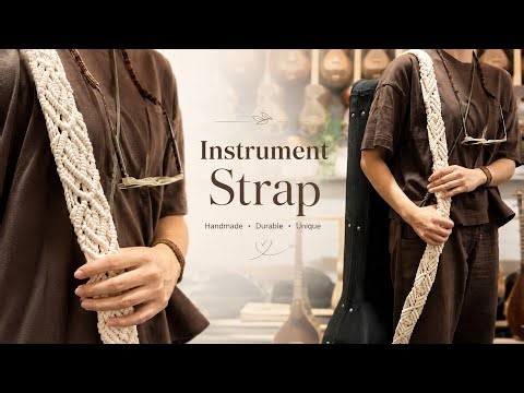 The Most Beautiful Way to Carry Your Instrument | DIY Macrame Strap Tutorial‌ 
