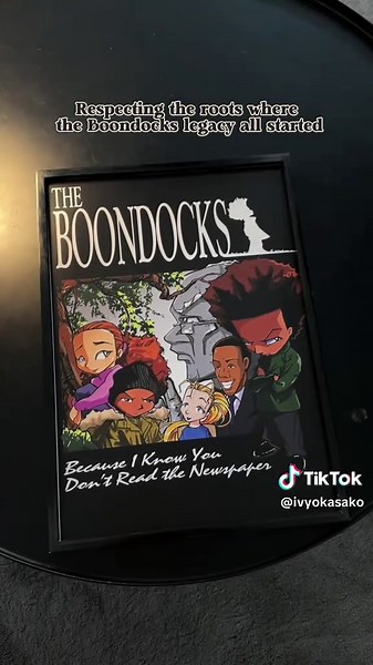 Rewatching The Boondocks for the 100th time? Same. 📺 Need this poster? Link below!#theboondocks #rileyfreeman #hueyfreeman #boondocks #wallartdecor