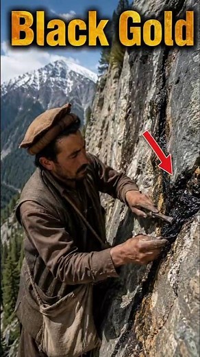 Shilajit Hunter Finds Rare Natural Resin in Mountains!#nature