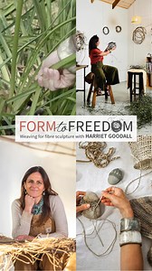 Discover how to create contemporary woven fibre sculptures with materials that you’ve found and foraged from your environment. | Take Two Art Courses