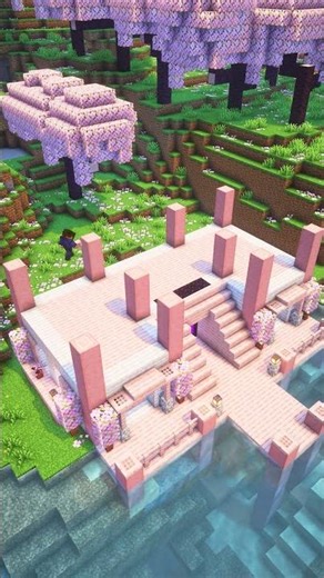 CHERRY HOUSE | Tutorial Minecraft #minecraft