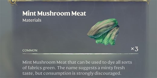 Enshrouded: Where to Find Mint Mushroom Meat
