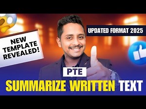 PTE 2025 Update: 90-Score Summarize Written Text Template EXPOSED!