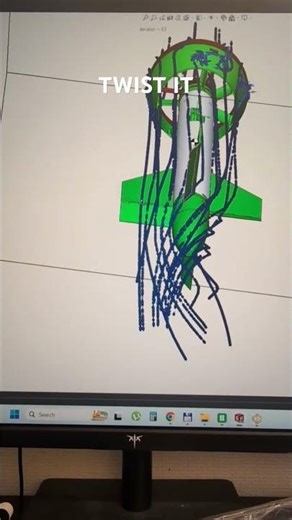 SolidWorks Flow Simulation - Air twist at drone rocket 🚀