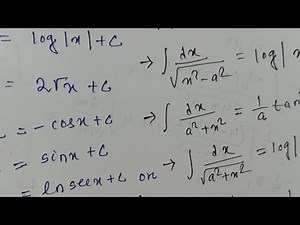 integrals formula and integration formula CBSE class 12th mathematics chse class 12th mathematics