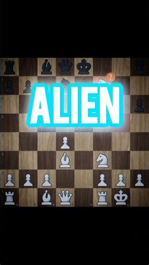 Alien Gambit! #chess #shorts #witty_alien #chesscom #rubikscube #chessgame #checkmate