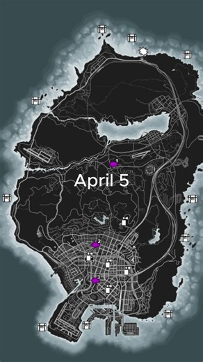 Street dealers & Gun Van Locations Daily & Ship Wreck & LS Tags Hidden caches April 5 GTA 5 Online