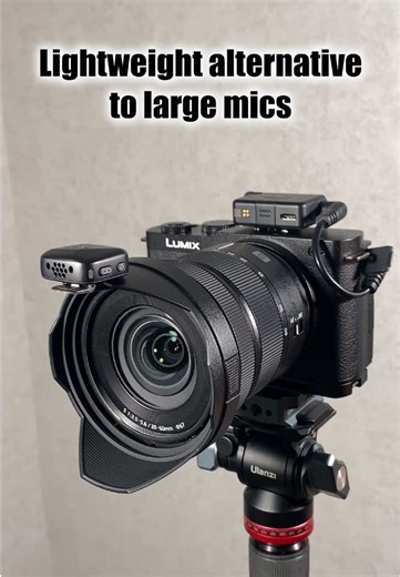 When big camera mics get annoying: use a DJI Mic Mini lavalier instead of the bulky Deity V-Mic D4 Mini. Camera: Panasonic Lumix S9 Lens: Panasonic Lumix S 20-60mm f/3.5-5.6 #djimicmini #deityvmicd4mini #lumixs9 #wirelessmic #panasonics9