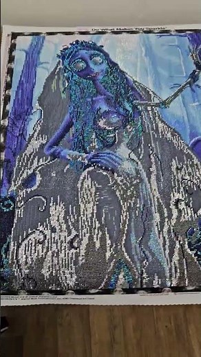 The Corpse Bride From Diamond Art Club #diamondart #diamondpainting #diamondartclub